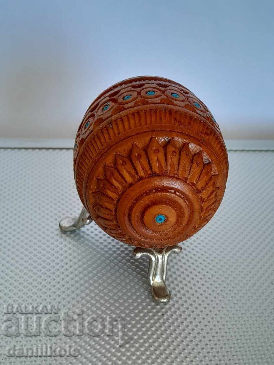 Delivery of *$*Y*$* VINTAGE WOODEN EGG HANDMADE FABERGE TYPE*$*Y*$* Delivery of *$*Y*$* VINTAGE WOODEN EGG HANDMADE FABERGE TYPE*$*Y*$*