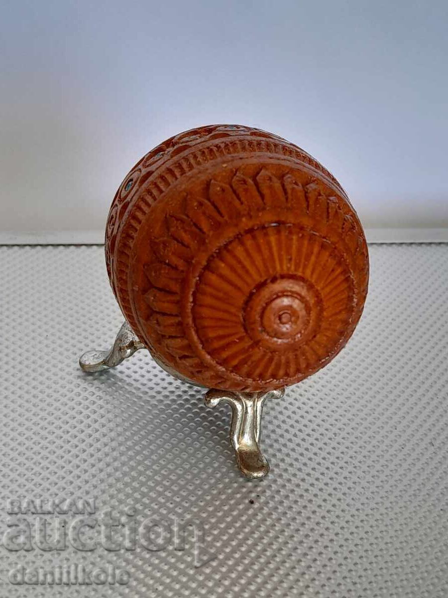 *$*Y*$* VINTAGE WOODEN EGG HANDMADE FABERGE TYPE*$*Y*$* - 6 *$*Y*$* VINTAGE WOODEN EGG HANDMADE FABERGE TYPE*$*Y*$* - 6