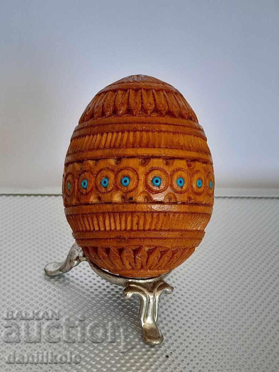*$*Y*$* VINTAGE WOODEN EGG HANDMADE FABERGE TYPE*$*Y*$* with price 19.36 BGN | € 9.90 *$*Y*$* VINTAGE WOODEN EGG HANDMADE FABERGE TYPE*$*Y*$* with price 19.36 BGN | € 9.90