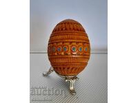 *$*Y*$* OU DIN LEMN VINTAGE LUCRARE MANUALĂ TIP FABERGÉ*$*Y*$*