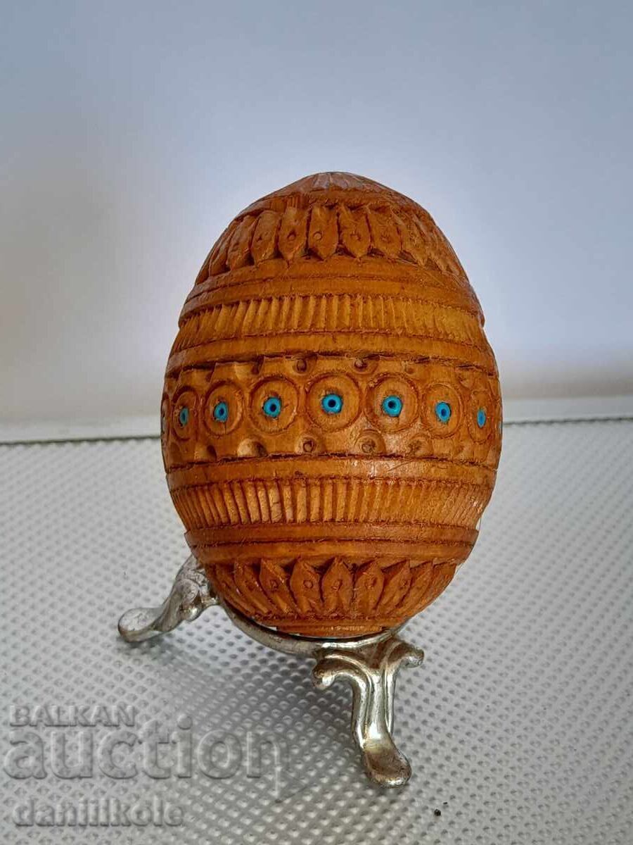 *$*Y*$* VINTAGE WOODEN EGG HANDMADE FABERGE TYPE*$*Y*$* with price 19.36 BGN | € 9.90 *$*Y*$* VINTAGE WOODEN EGG HANDMADE FABERGE TYPE*$*Y*$* with price 19.36 BGN | € 9.90