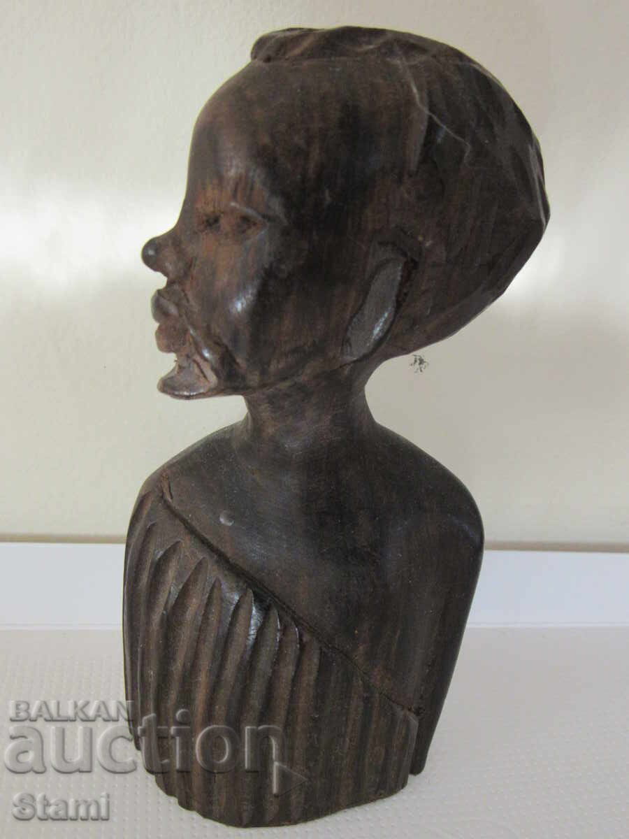 Head of a man-figure made of ebony from Ghana, Africa with price 59.00 BGN | € 30.17 Head of a man-figure made of ebony from Ghana, Africa with price 59.00 BGN | € 30.17