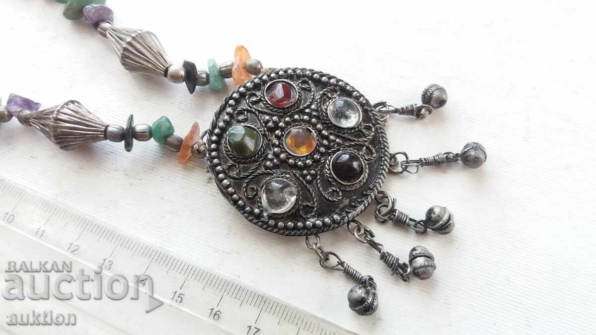 OLD MASSIVE NECKLACE AFRICA WITH STONES with price 14.99 BGN | € 7.66 OLD MASSIVE NECKLACE AFRICA WITH STONES with price 14.99 BGN | € 7.66
