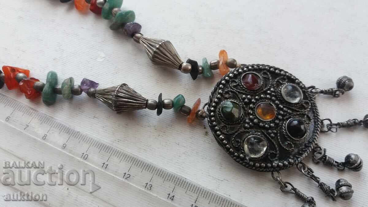 Auction OLD MASSIVE NECKLACE AFRICA WITH STONES Auction OLD MASSIVE NECKLACE AFRICA WITH STONES