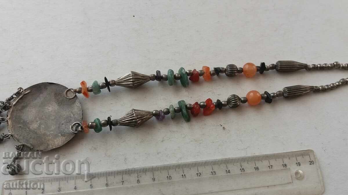 OLD MASSIVE NECKLACE AFRICA WITH STONES - 7 OLD MASSIVE NECKLACE AFRICA WITH STONES - 7