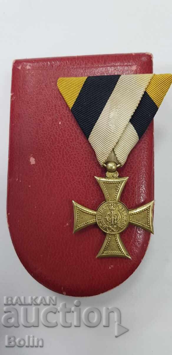 Rare Princely Order for 10 Years of Excellent Service - with Box Rare Princely Order for 10 Years of Excellent Service - with Box