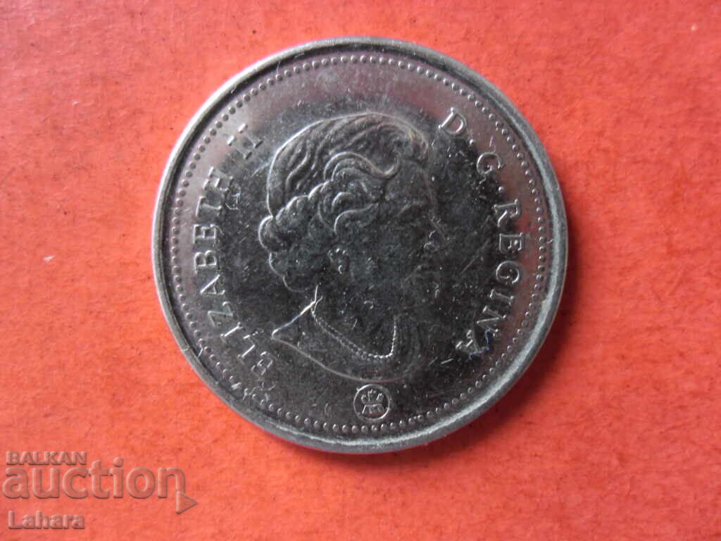 25 Cents 2012 Canada with price 1.50 BGN | € 0.77