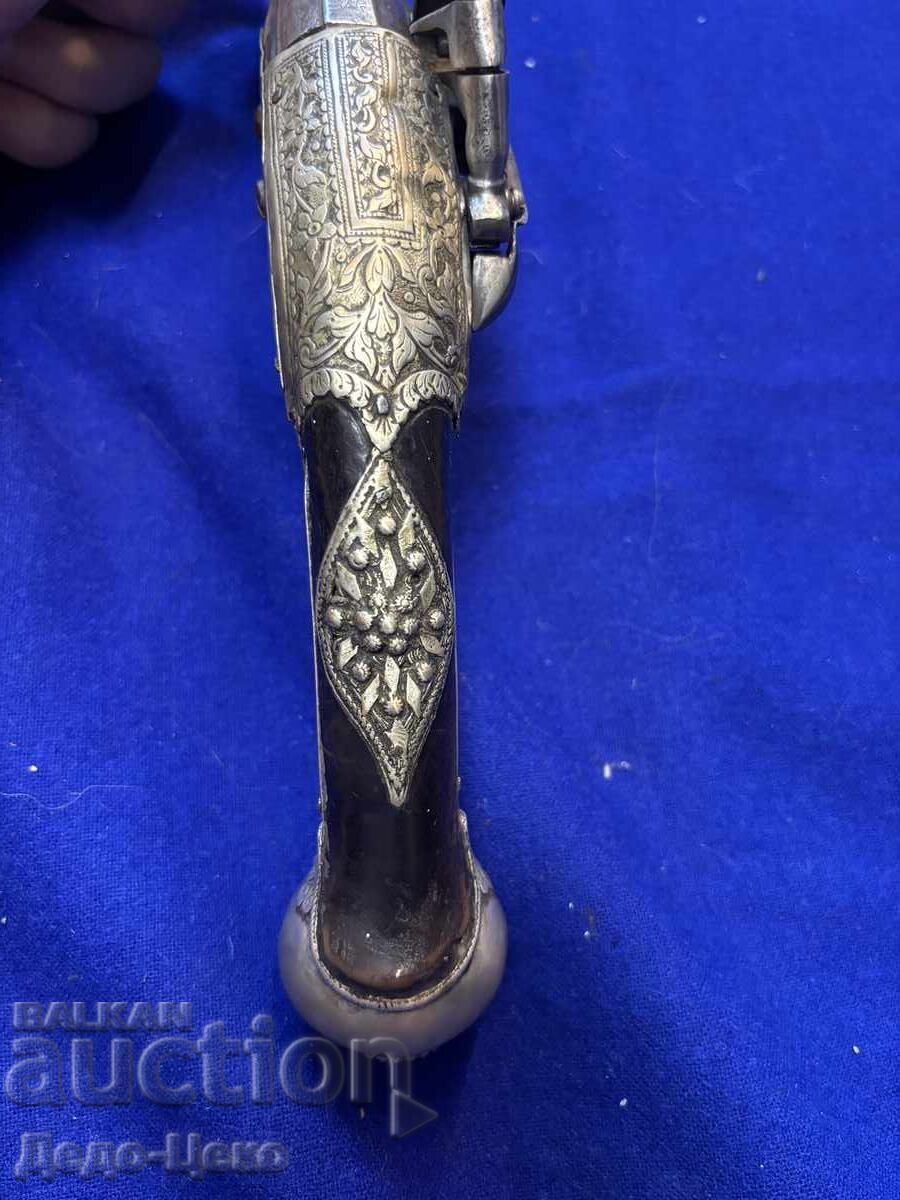 Ασημένιο πιστόλι με πυρόλιθο - 6