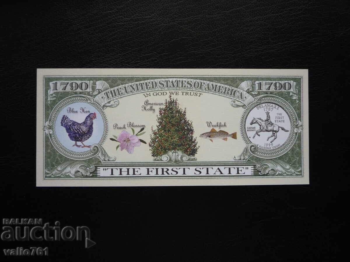 USA THE FIRST GOVERNORS OF THE USA NEW UNC with price 3.00 BGN | € 1.53