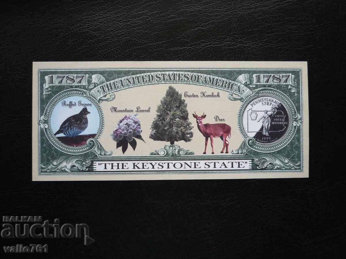 USA THE FIRST GOVERNORS OF THE USA NEW UNC with price 3.00 BGN | € 1.53