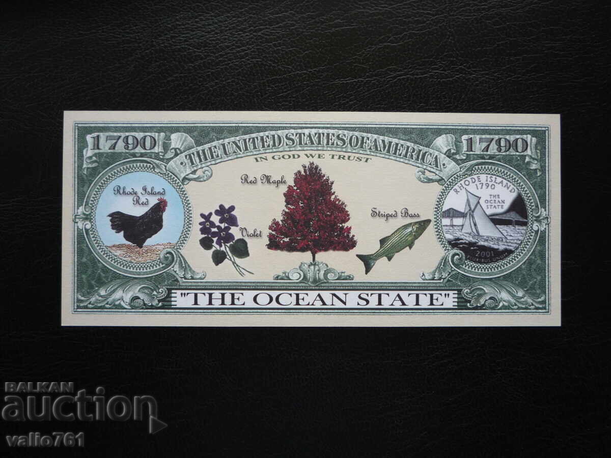 USA THE FIRST GOVERNORS OF THE USA NEW UNC with price 3.00 BGN | € 1.53