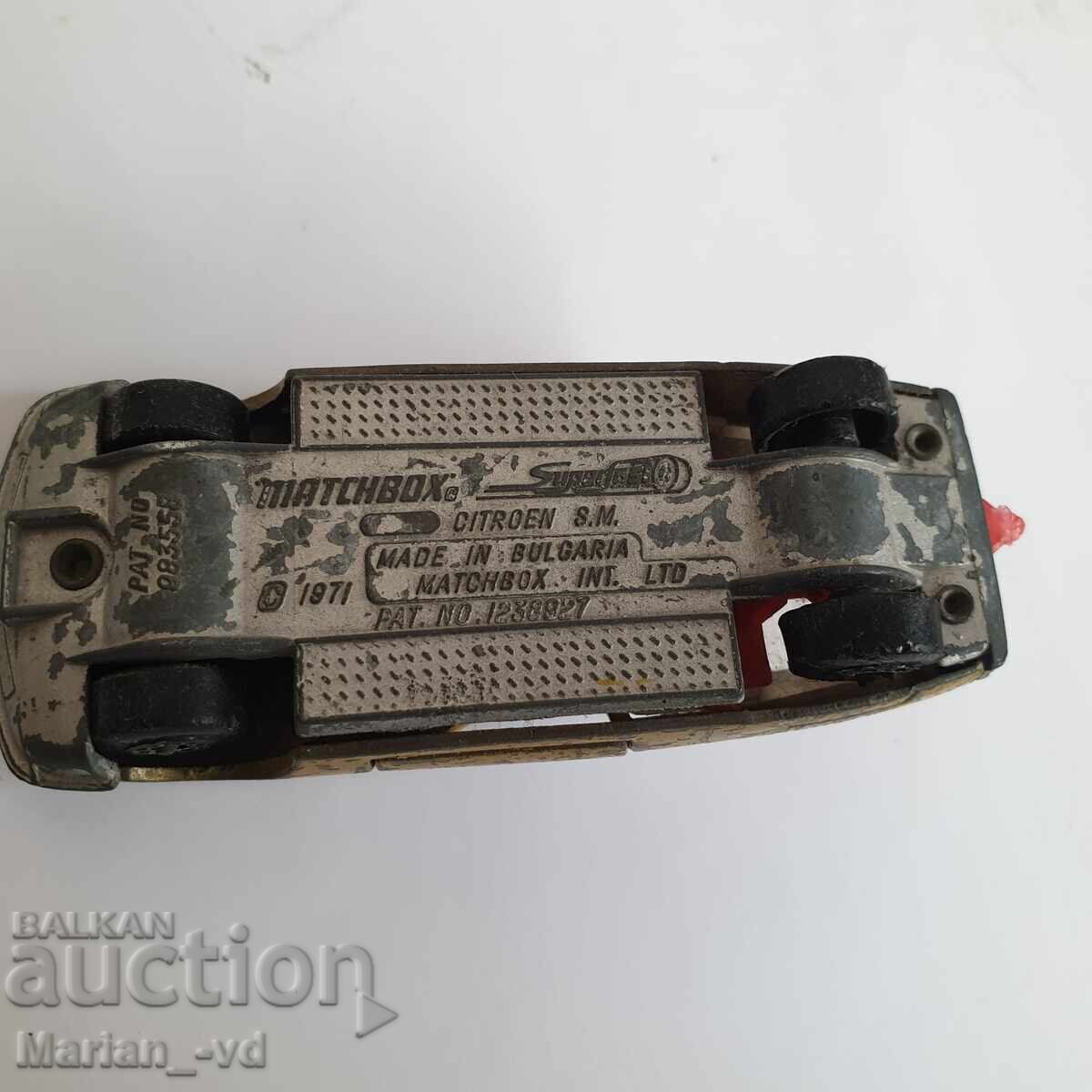 Matchbox Citroen SM 1971 Made in Bulgaria - 6 Matchbox Citroen SM 1971 Made in Bulgaria - 6
