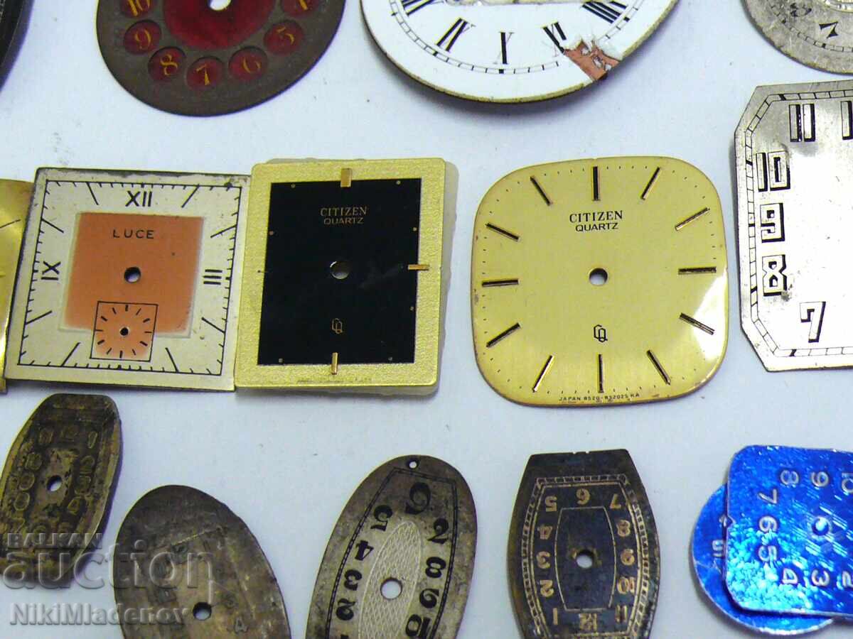 Παράδοση Παρτίδα πορσελάνινων καντράν για ρολόγια τσέπης και χειρός Παράδοση Παρτίδα πορσελάνινων καντράν για ρολόγια τσέπης και χειρός