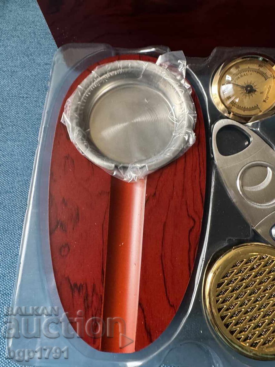 Κουτί πούρων πολυτελείας, υγραντήρας, καινούργιο - 6 Κουτί πούρων πολυτελείας, υγραντήρας, καινούργιο - 6