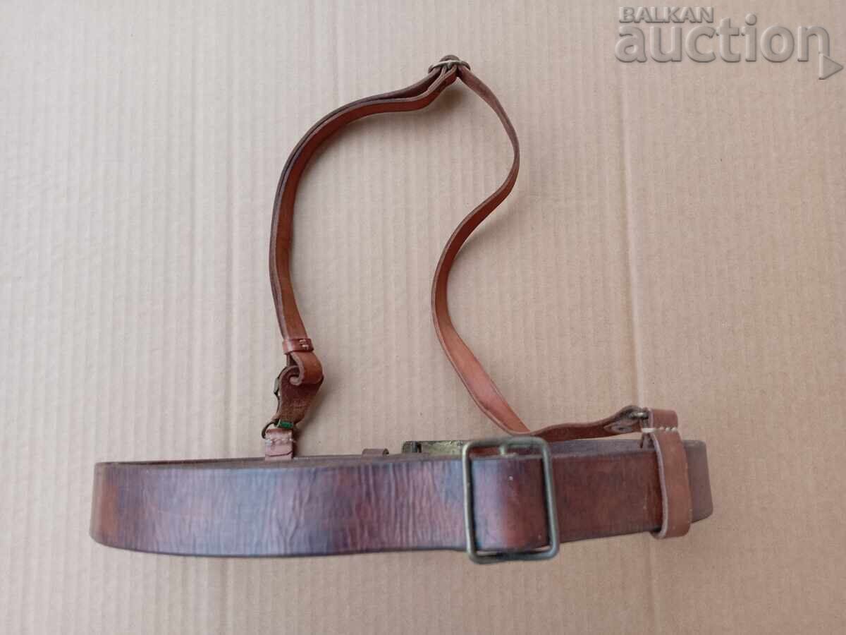 Centură veche PPZ cu stea în cinci colțuri, anii '50, curea pentru pantaloni - 5 Centură veche PPZ cu stea în cinci colțuri, anii '50, curea pentru pantaloni - 5