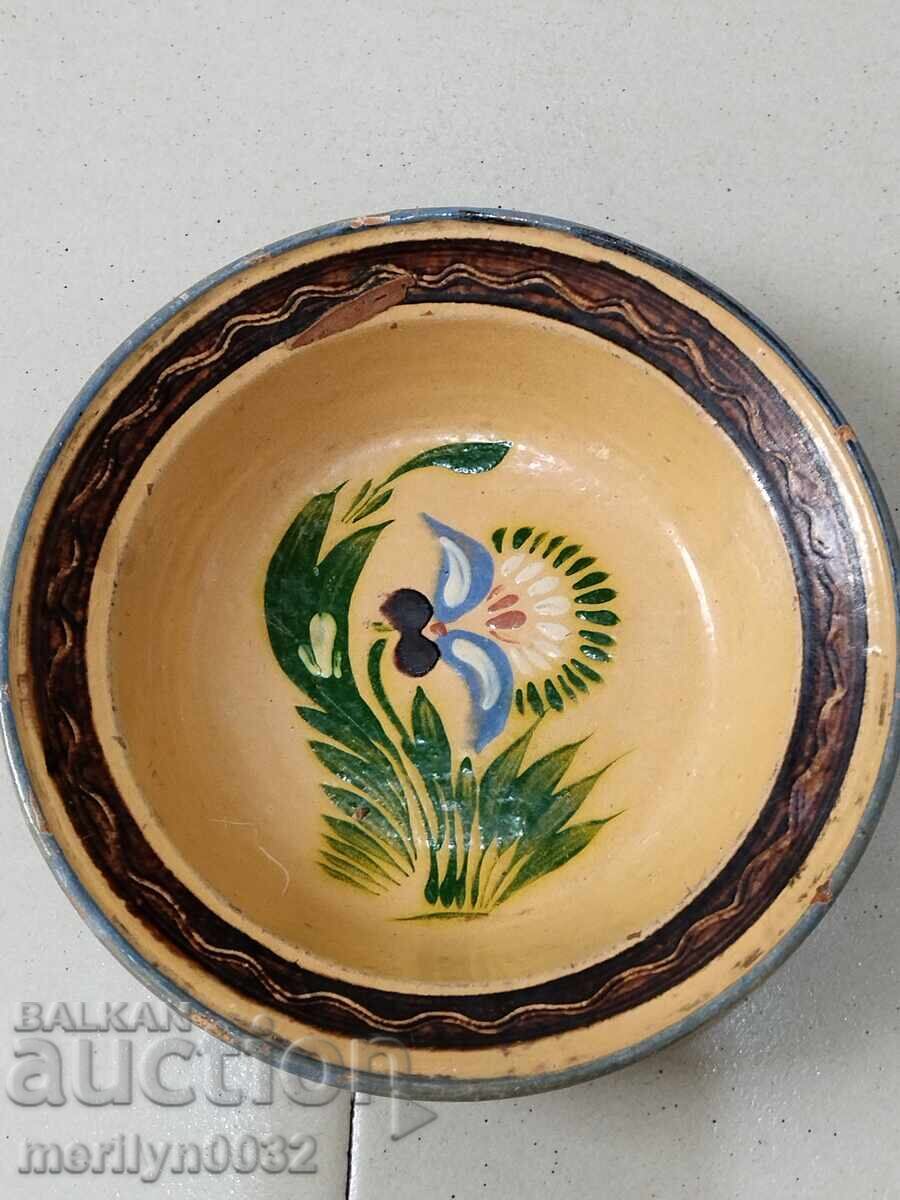 Old clay pot, pottery, plate Old clay pot, pottery, plate