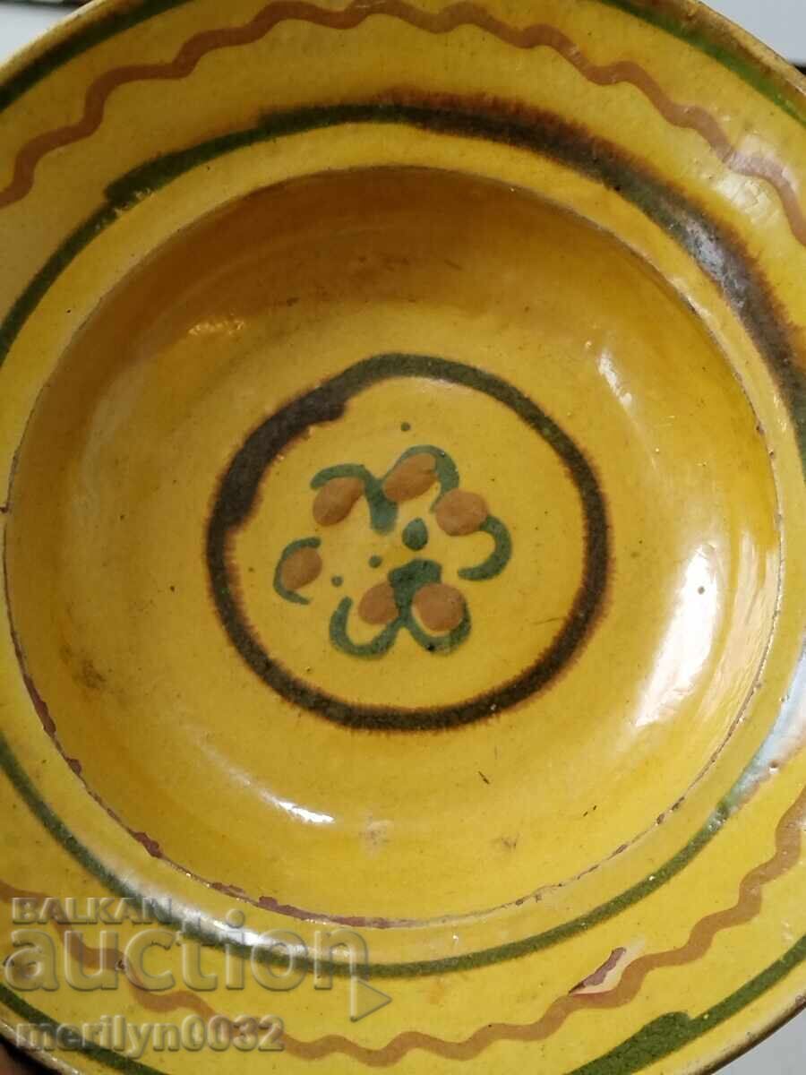 Стара глинена паница, керамика, чиния - 7 Стара глинена паница, керамика, чиния - 7