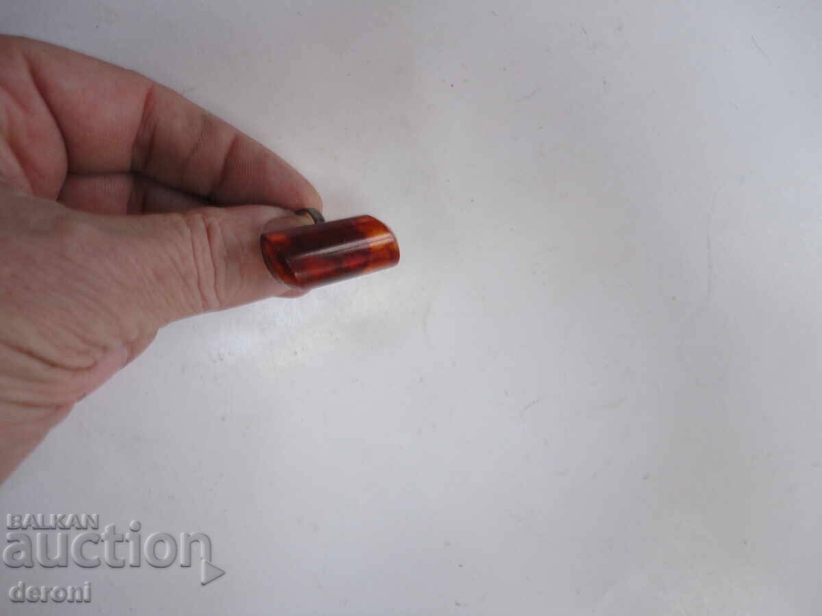 Amazing Catalin Amber Ring - 5