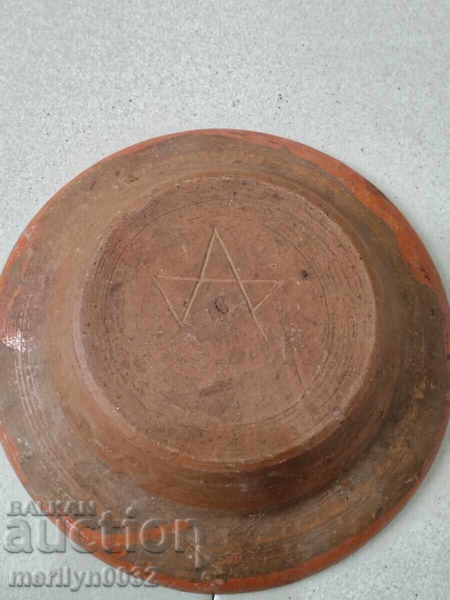 Old clay pot, pottery, plate - 5 Old clay pot, pottery, plate - 5