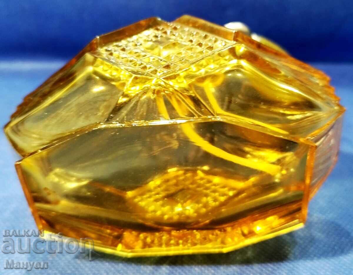 Delivery of Old perfume bottle with diffuser, bohemian glass