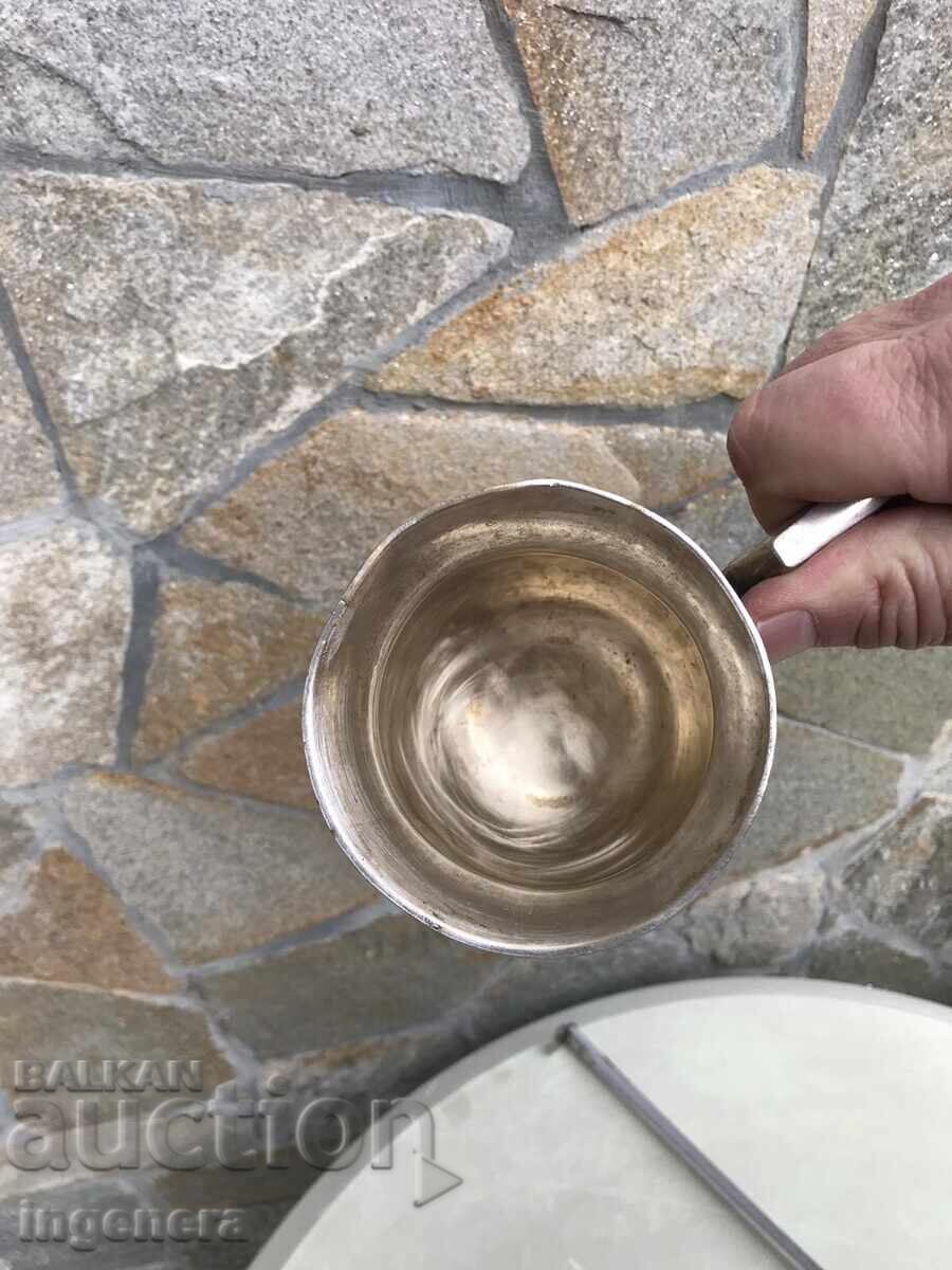 Delivery of SILVER-PLATED LARGE BOWL ORNAMENTAL ANTIQUE MUG - 500 ML Delivery of SILVER-PLATED LARGE BOWL ORNAMENTAL ANTIQUE MUG - 500 ML