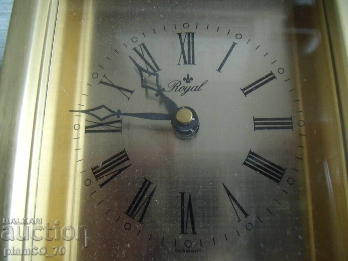 Auction  No. 7941 Antique Table Clock - ROYAL
