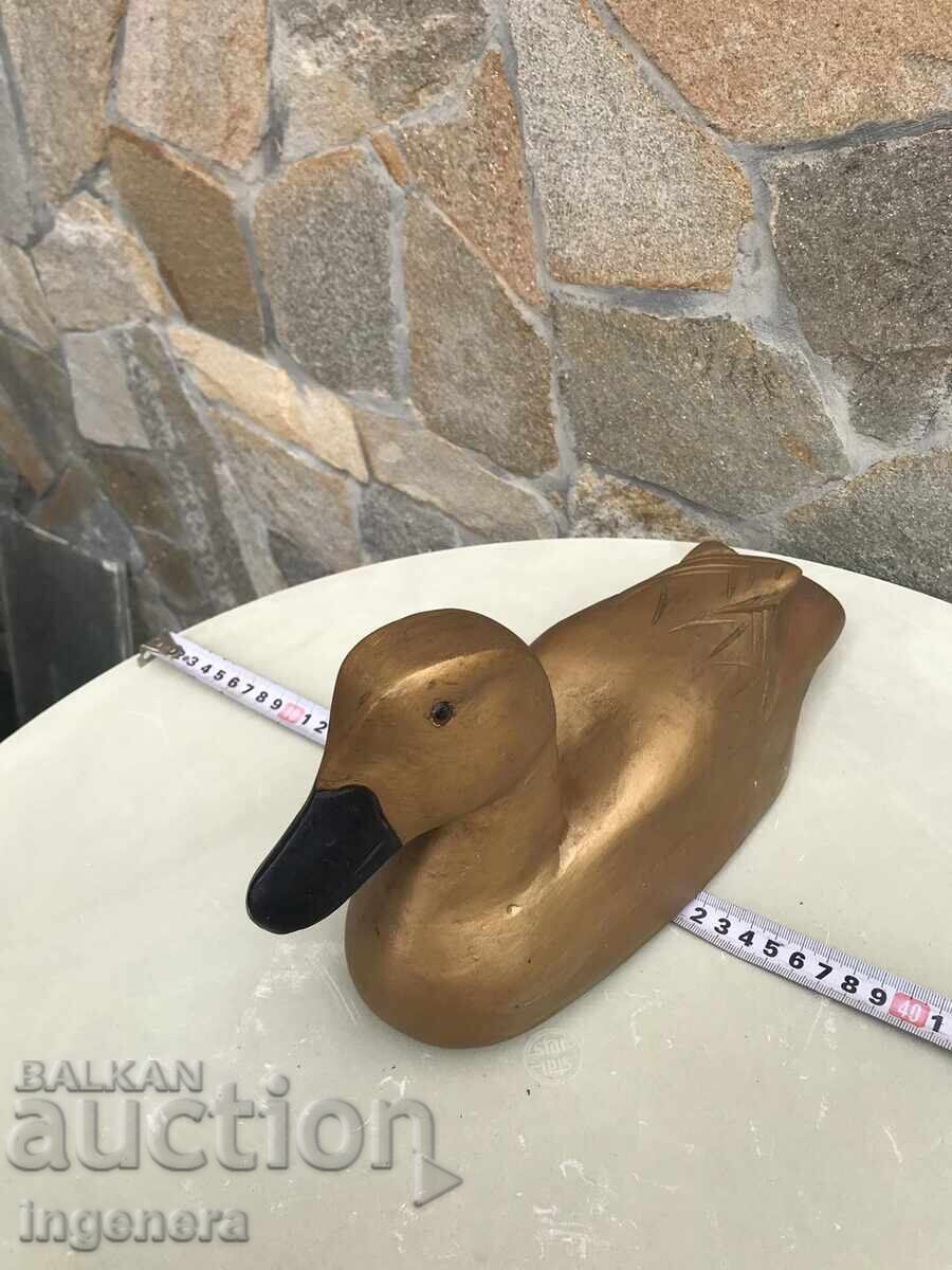 Auction Wooden Duck Figure Auction Wooden Duck Figure