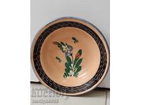 Oală veche de lut, ceramică, farfurie