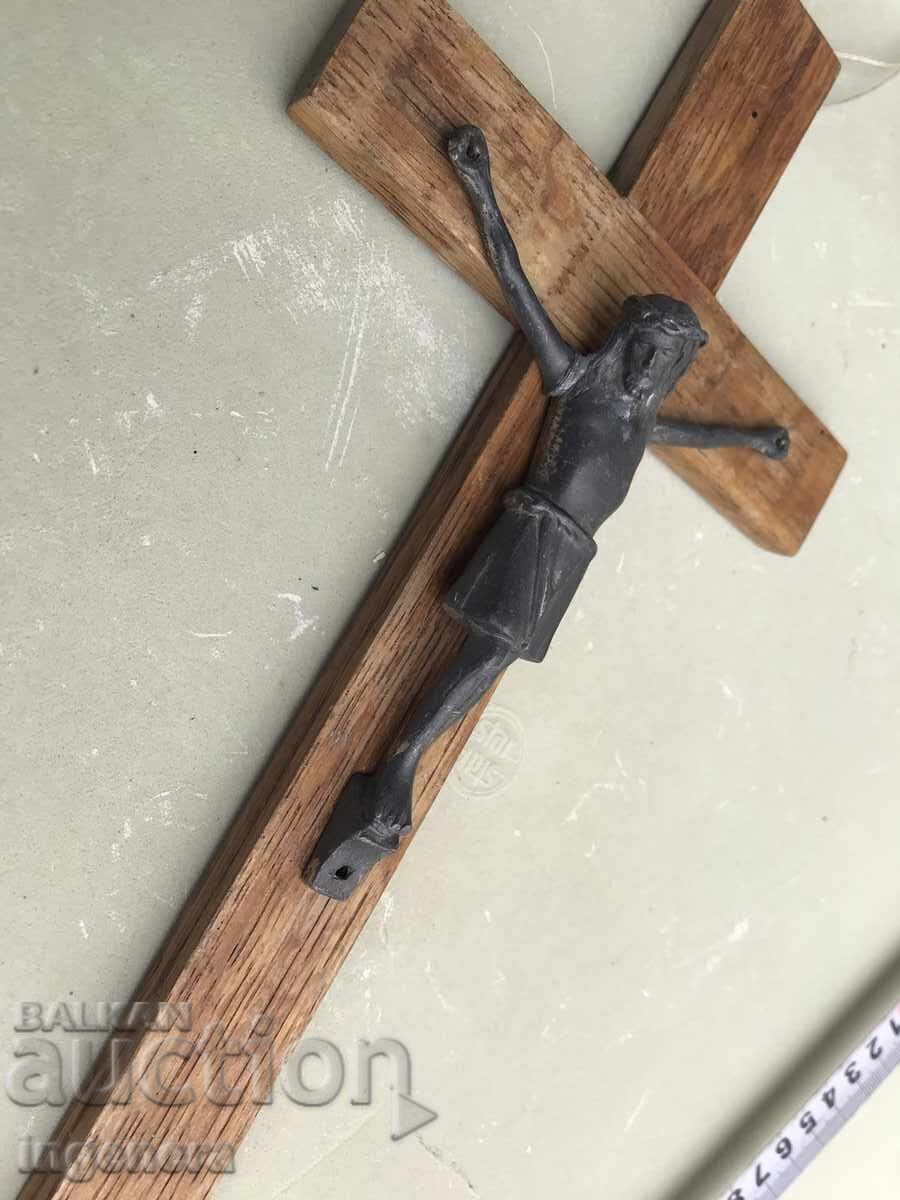 Auction CROSS FIGURE WOOD METAL RELIEF RELIGION ICON CRUCIFIXION Auction CROSS FIGURE WOOD METAL RELIEF RELIGION ICON CRUCIFIXION