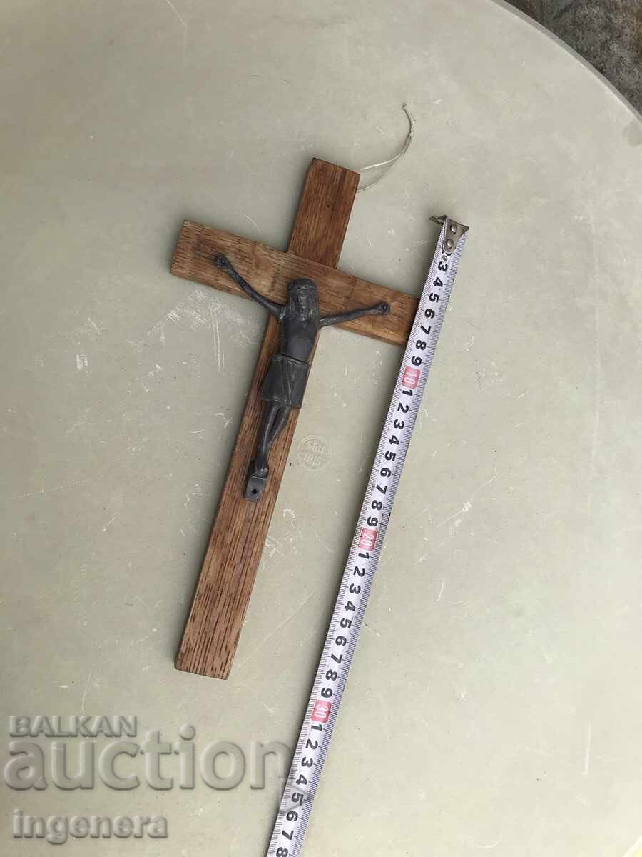 Delivery of CROSS FIGURE WOOD METAL RELIEF RELIGION ICON CRUCIFIXION Delivery of CROSS FIGURE WOOD METAL RELIEF RELIGION ICON CRUCIFIXION