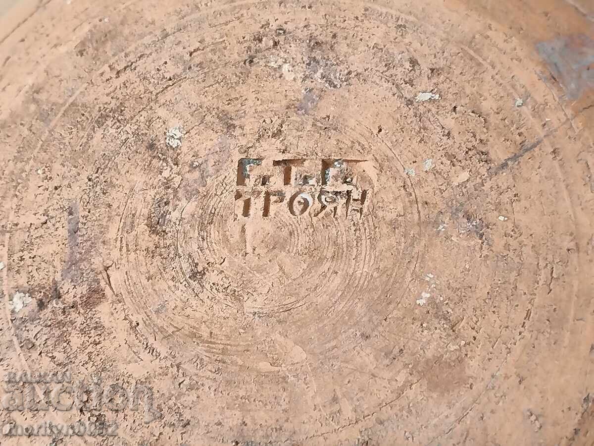 Old clay pot, pottery, plate - 6