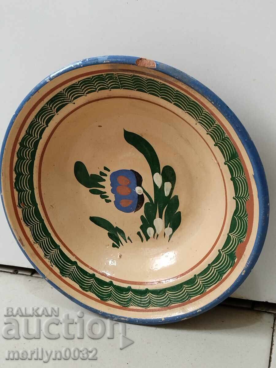 Old clay pot, pottery, plate