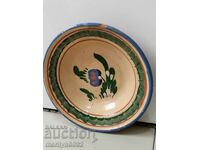 Oală veche de lut, ceramică, farfurie