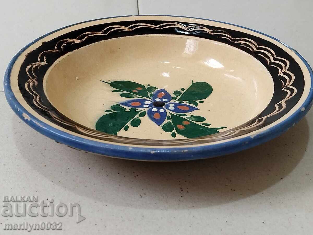 Стара глинена паница, керамика, чиния с цена 39.00 лв. | € 19.94 Стара глинена паница, керамика, чиния с цена 39.00 лв. | € 19.94