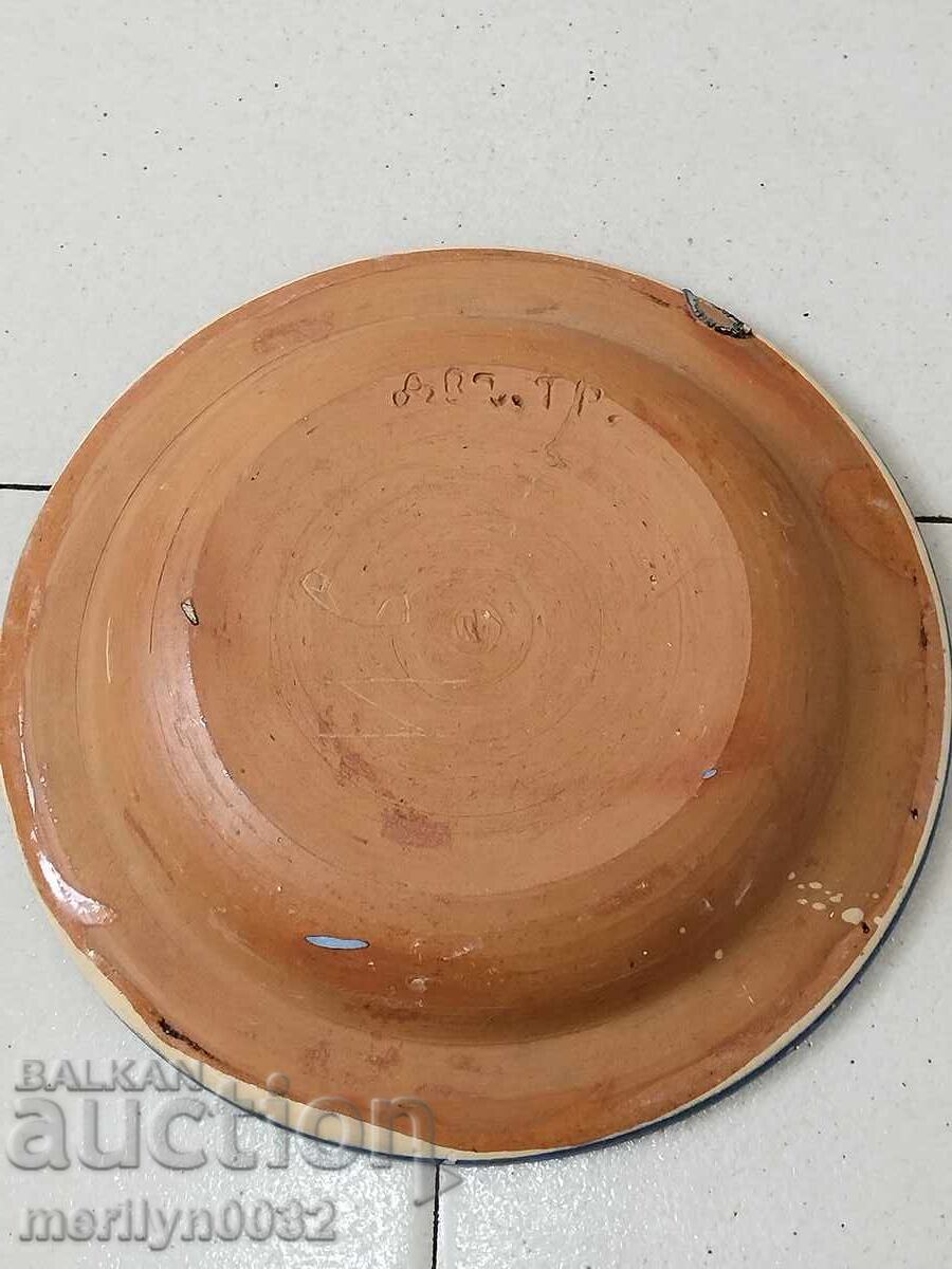 Стара глинена паница, керамика, чиния - 6 Стара глинена паница, керамика, чиния - 6