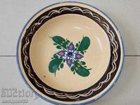 Oală veche de lut, ceramică, farfurie