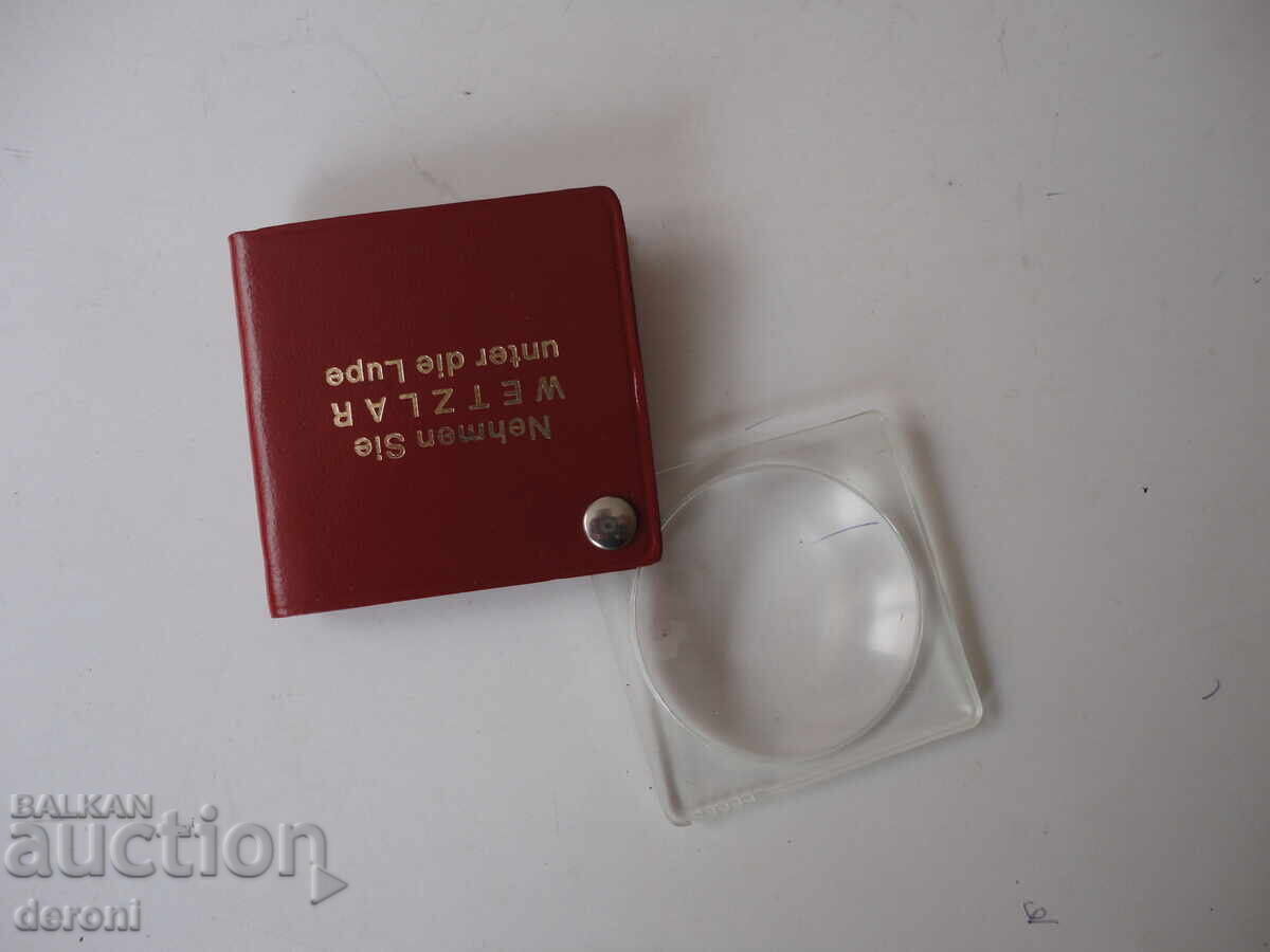 Γερμανικός μεγεθυντικός φακός για νομίσματα 12 με τιμή 15.00 BGN | € 7.67