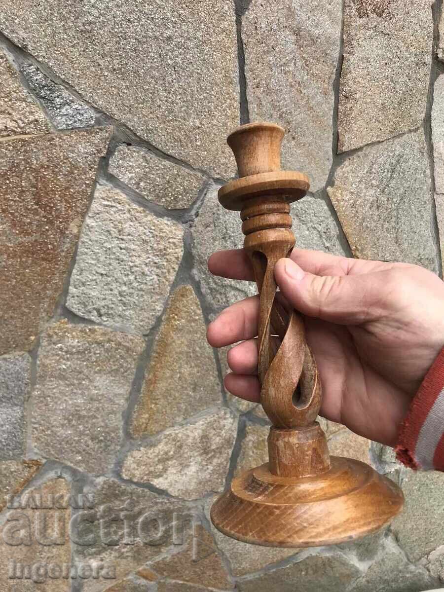 Delivery of CANDLEHOLDER WOOD OPENWORK ANTIQUE