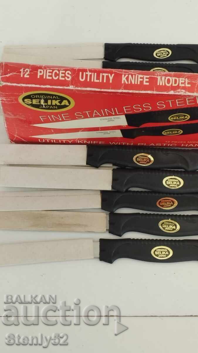 12 Japanese knives for filleting fish, meat with price 18.00 BGN | € 9.20 12 Japanese knives for filleting fish, meat with price 18.00 BGN | € 9.20