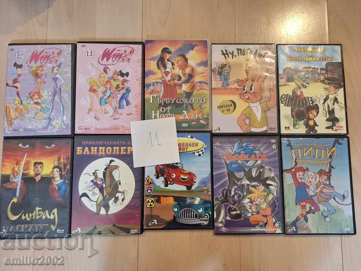 Cartoons on DVD DVD 10pcs 11 Cartoons on DVD DVD 10pcs 11