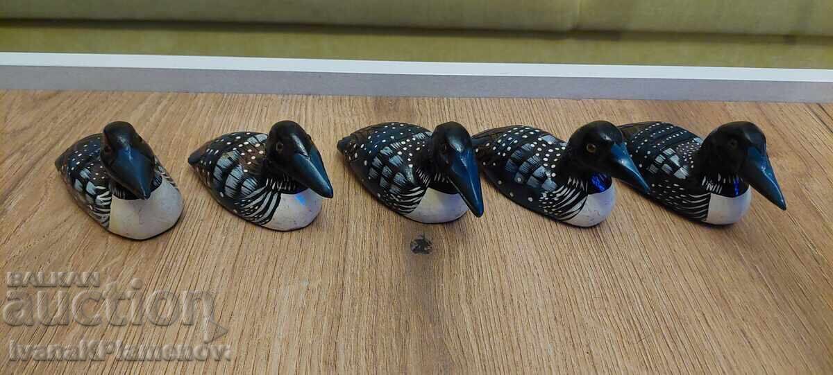 Wood carvings: 5 figurines for collectors with price 35.00 BGN | € 17.90 Wood carvings: 5 figurines for collectors with price 35.00 BGN | € 17.90