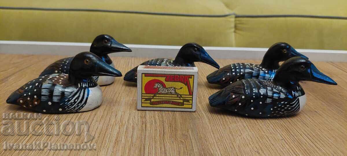 Sculpturi din lemn, 5 figurine pentru colecționari - 7