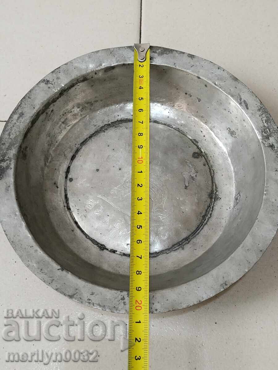 Стар медан сахан бакър паница чиния - 5 Стар медан сахан бакър паница чиния - 5