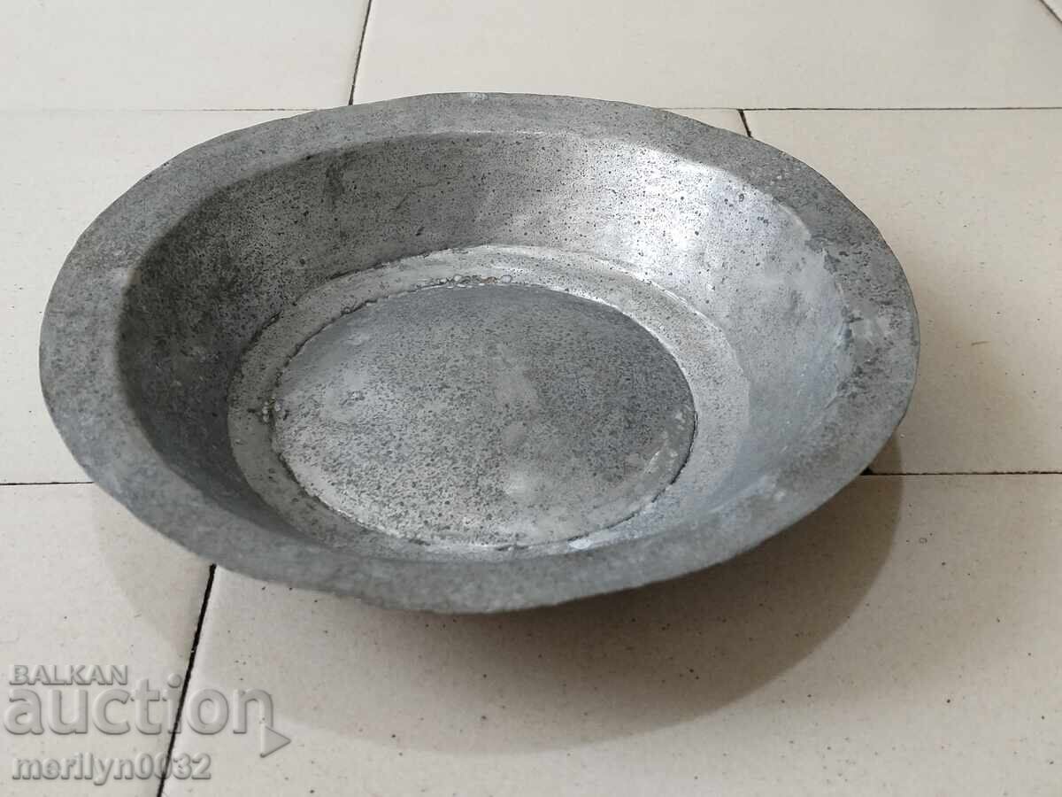 Аукцион Стар медан сахан бакър паница чиния