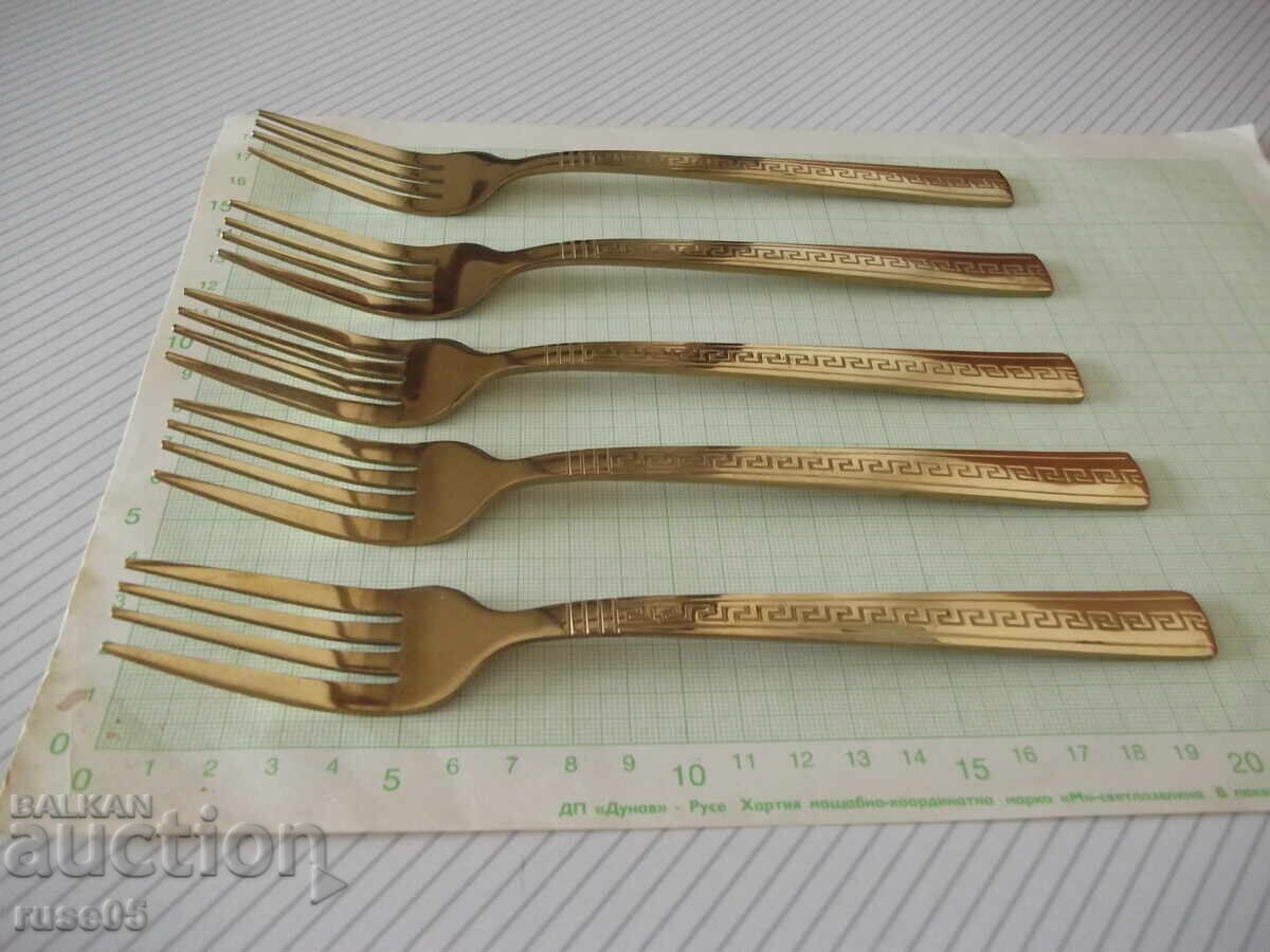 Lot of 5 forks with price 15.00 BGN | € 7.67 Lot of 5 forks with price 15.00 BGN | € 7.67