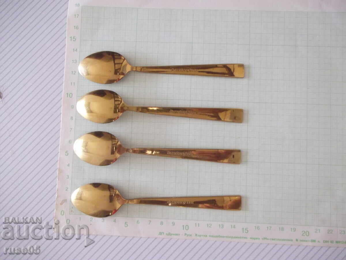 Lot of 4 spoons - 5
