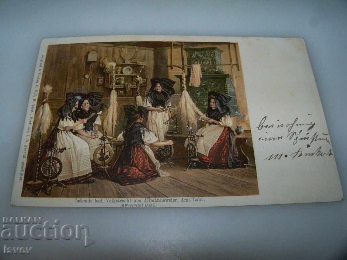 Veche carte poștală austriacă cu predici Veche carte poștală austriacă cu predici