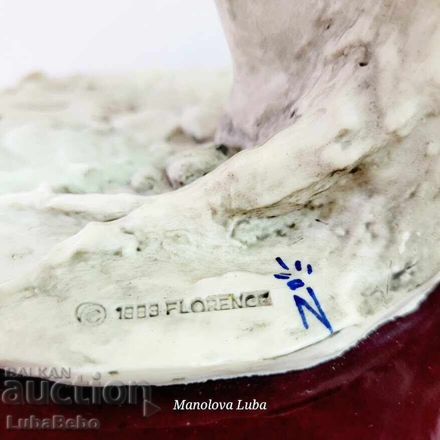 Large Capodimonte porcelain figurine signed B. Merli - 6 Large Capodimonte porcelain figurine signed B. Merli - 6