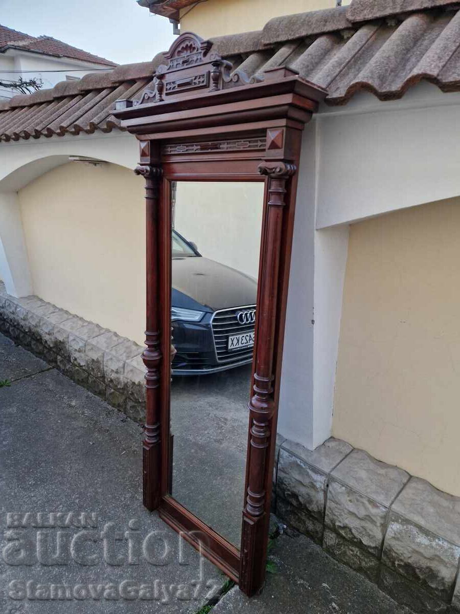Delivery of Huge antique French mirror