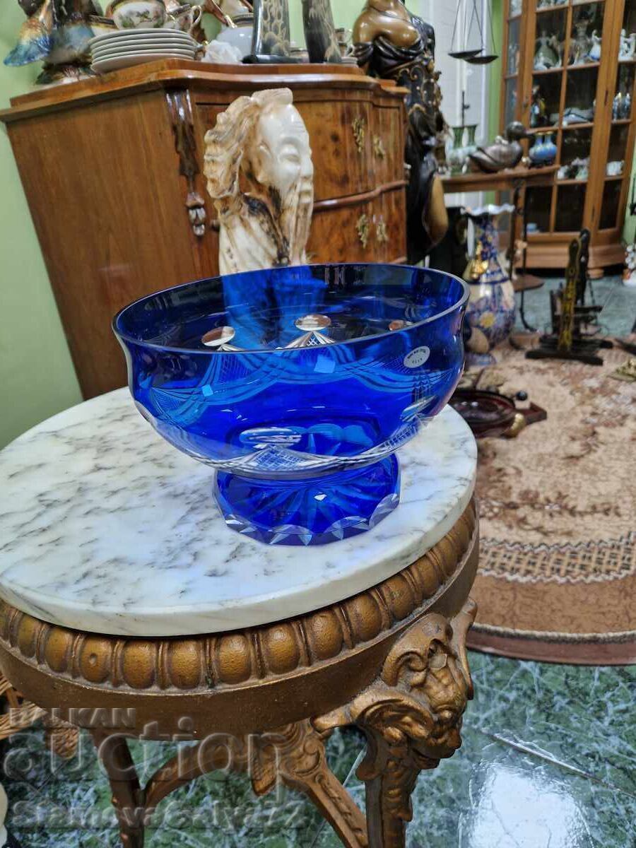 Delivery of Rare antique Soviet crystal fruit bowl